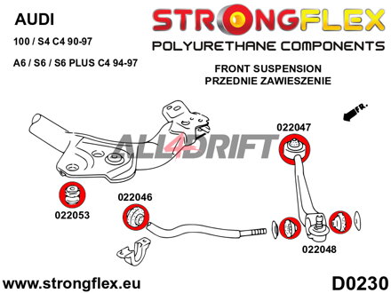 022046A Stabilisatorlager vorne SPORT Audi