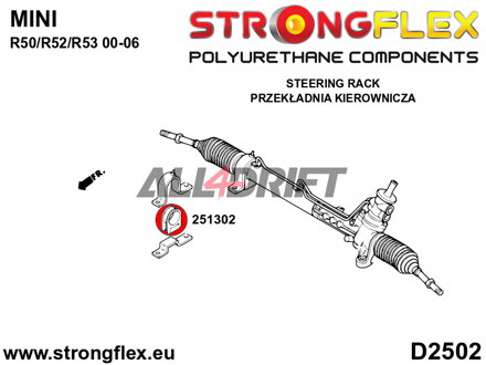251302B Lenkgetriebelagerbuchse - Mini Mini R50/R52/R53 (00-06)