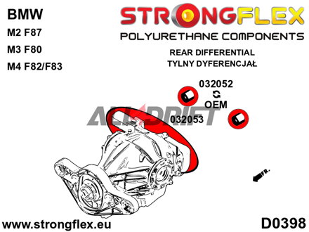 32053 Doppelhalterung Hinterachsdifferential BMW