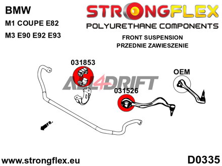 031526A Querlenkerbuchse SPORT BMW